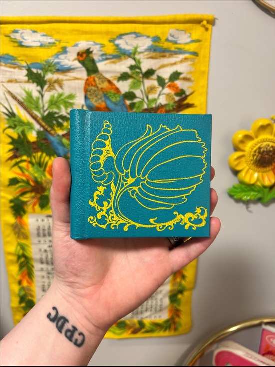 Other - Vintage Blue and Yellow Mini Polaroid Photo Album NIB